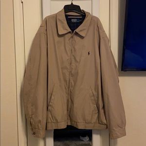 Khaki Polo Jacket